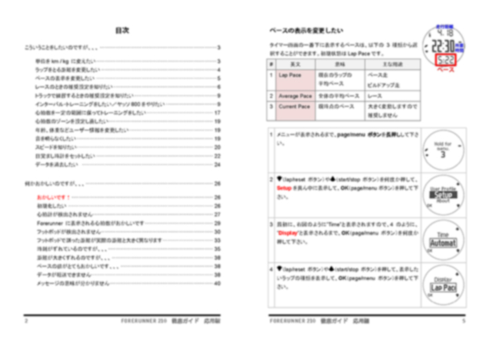 Forerunner 210 徹底ガイド 応用編