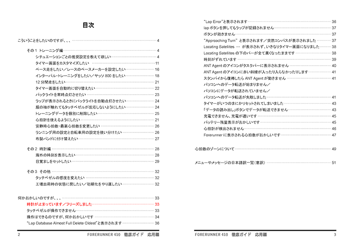 Forerunner 410 徹底ガイド 応用編