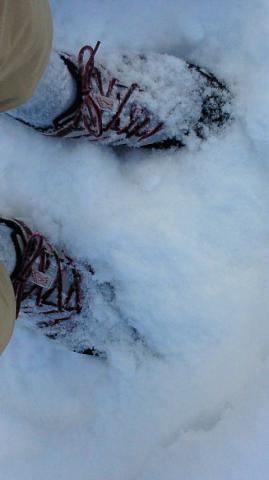 雪上坂道走　INOV８ﾏｯﾄﾞｸﾛｳ 効果絶大