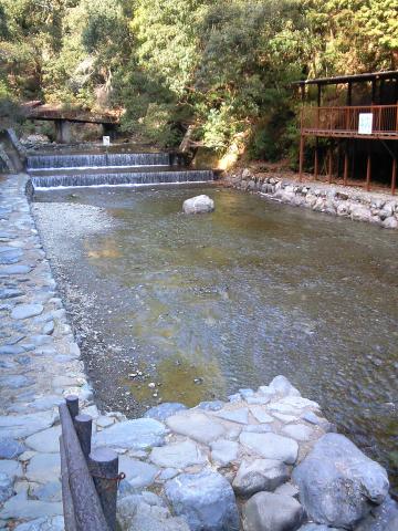 夏場はここが天然プールに！
