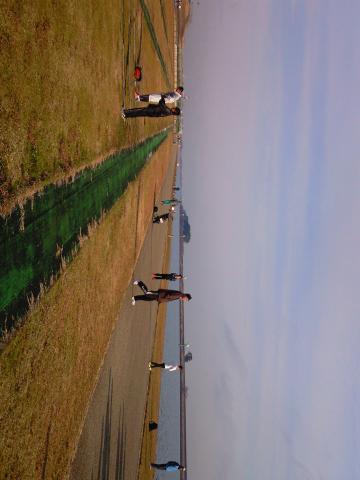 走るコース（右側）