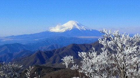 丹沢山山頂からの富士山