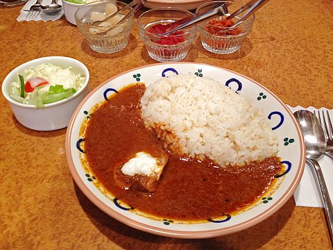 極辛カレーで撃沈