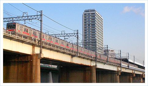 ついに東急田園都市線に到達　感無量