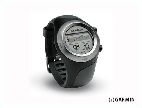 GARMIN Forerunner 405の心拍数のグラフ表示機能