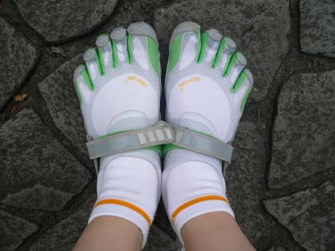 最近ビブラムで走っているので今日も当然ビブラム♪