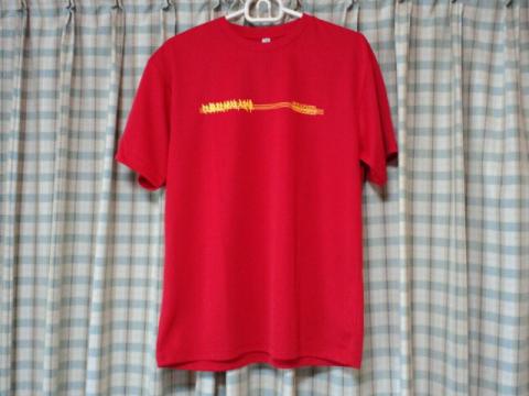 今大会の戦利品(参加賞ではない)｢Tシャツ｣
菰野町の呉服屋が出品していた非公式(?)Tシャツ｡ オフィシャルのデザインよりも良いと思います｡