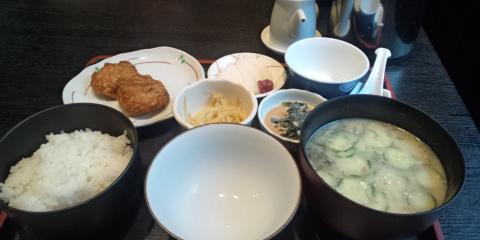 宮崎名物冷し汁定食、900円也
ちとお高いが、飲みすぎた翌日にはサイコー