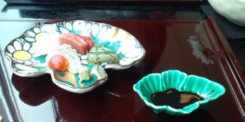 刺身も器も綺麗
鯛の昆布ジメが美味