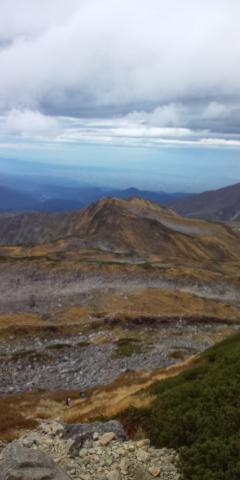 室堂山から富山市街
向こうに能登半島を望む