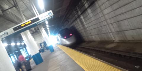 Bostonに向かうAcela