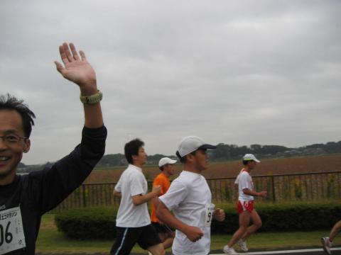 エコマラソン応援でBIKE15k+RUN30k+Golf150発