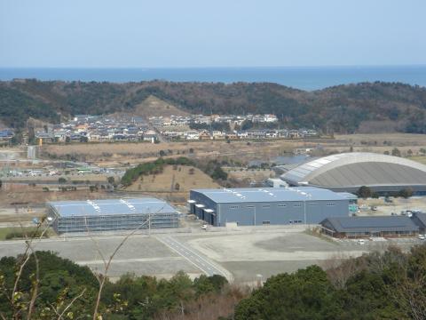 絆の森展望台より