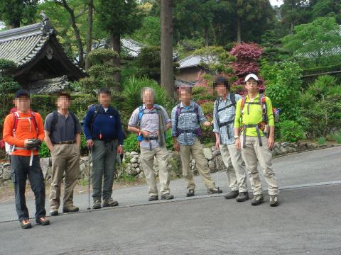 スタート地点：浄眼寺とメンバー