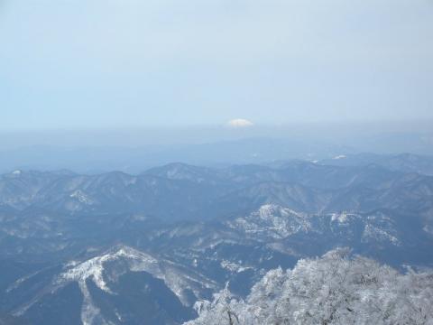 大山：中国地方最高峰の大山（鳥取県）がきれいに見えました。