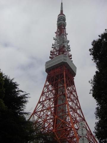 333mの東京タワーです。プロジェクトXの東京タワー建設の物語を見ました。とても美しい姿をしていると思います。電波塔としての役割を終えるとどうなるのでしょうか。