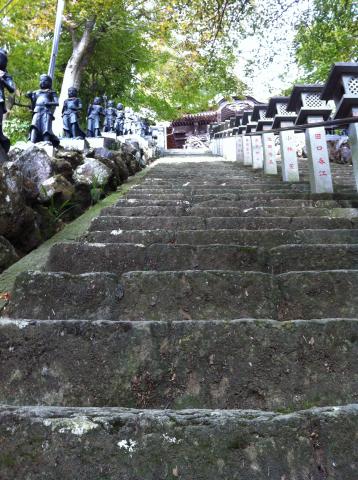 大山寺石段もかなり・・・