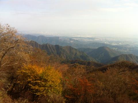 山頂
運がいいと約60km先のスカイツリーも見えるようです。