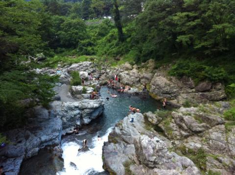 秋川渓谷
こんな暑い時はトレイルよりこっちのほうが気持ちよさそう。