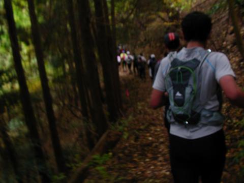 登り基調でたまに下りがあると嬉しい。まだ渋滞