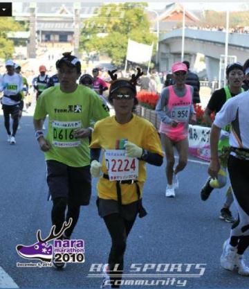 11:11 往路、天理の折り返し点手前