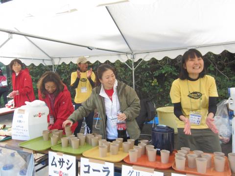 熱烈な応援、ありがとう！元気もろたわ～。。。（で、つい長居しちゃった→あとで汗冷えして失敗^^;）