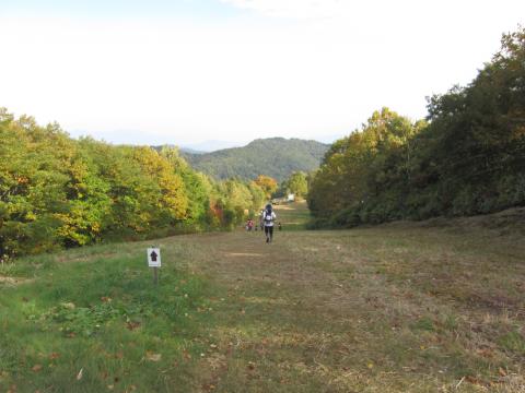 楽しいスキー場の下り！