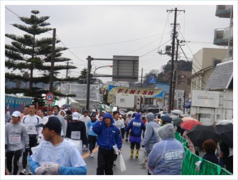 フィニッシュ地点