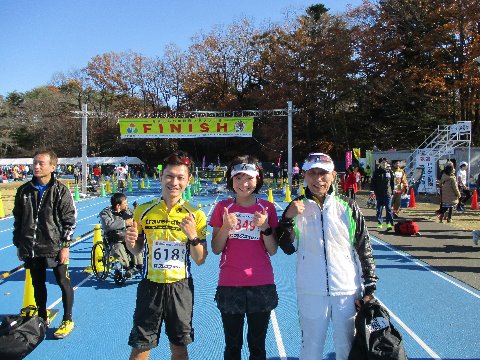 来年も３人で走れるといいな