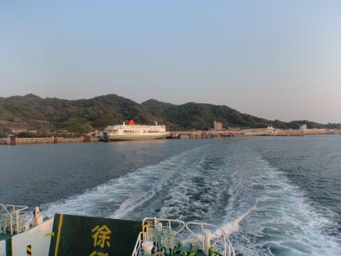 １８時０５分発広島港行きに何とか乗船。松山観光港到着は１８時０２分。その後は２時間後。よかった。

いい旅でした。