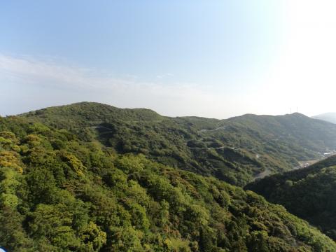 稜線を走る「佐田岬メロディーライン」
