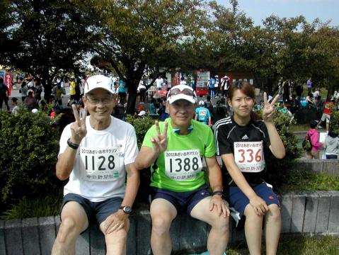 滋賀県長浜での「2012あざいお市マラソン」