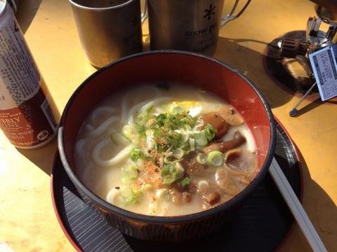 影信山のうどん、おいしかった。