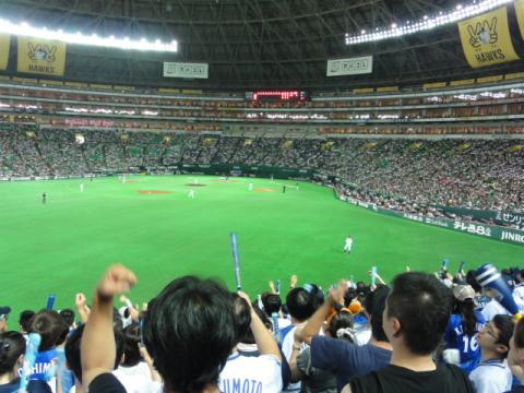 今日は外野
仲間が多いと心強いぜ