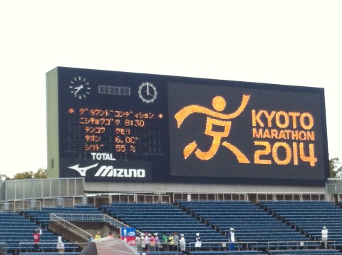 京都マラソンでLSD(ー_ー)!!