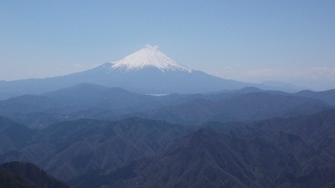 檜洞丸からの富士山