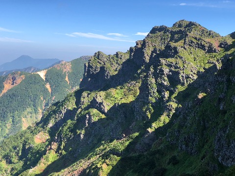 横岳を振り返る