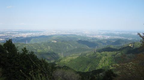 無事日の出山到着
都心方面のパノラマ