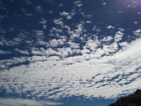 秋の空と雲　本当に癒される