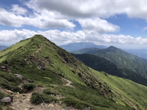 小至仏とこれから向かう笠ヶ岳