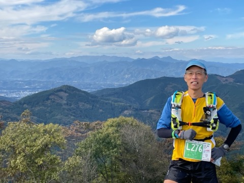 ２６km地点　堂平山より