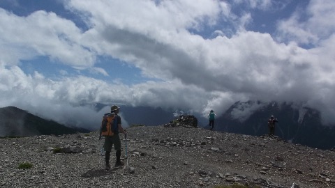 蝶ヶ岳山頂