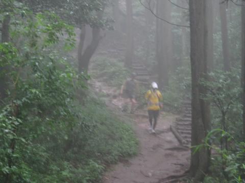 だんだん雨足が強くなってくる。
でも、結構歩いている人もいる。