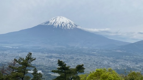 足柄峠からの富士　そういえば今日はUTMF開催中か