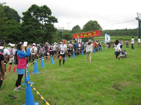 スタートは、ブランシュ高山スキー場