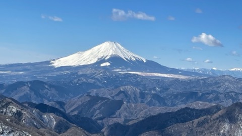 塔ノ岳から富士