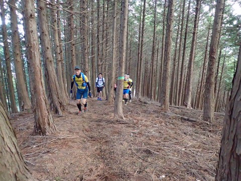 中村さんのハイペースについていけず、へろへろの私