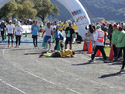 ゴール直後　す・スカブーさん　一体何事が・・！