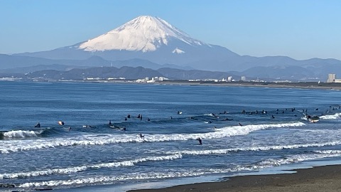 ジョギングコースより富士山