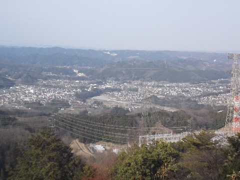 今熊山から武蔵五日市市街